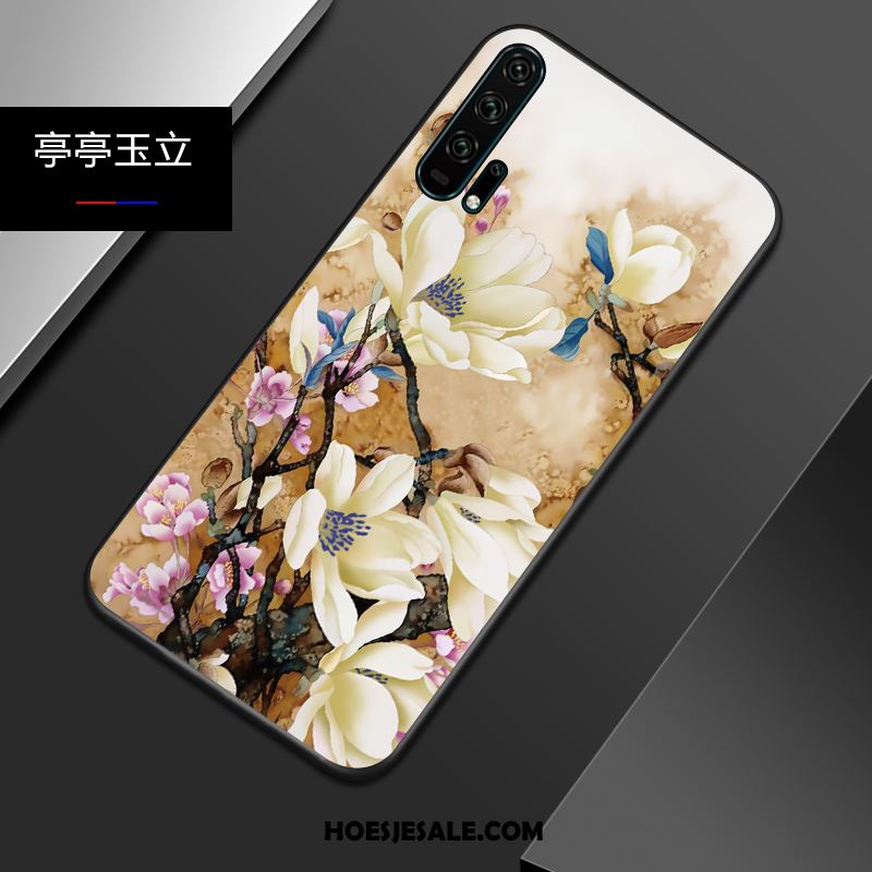 Honor 20 Pro Hoesje Blauw Persoonlijk Chinese Stijl All Inclusive Zacht Aanbiedingen