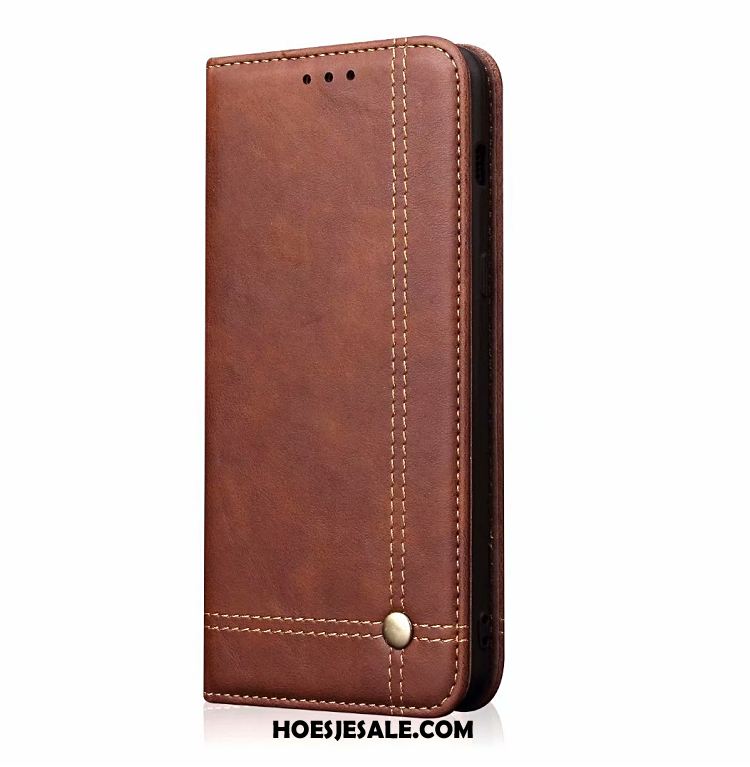 Honor 30 Hoesje Folio Zwart Kaart Leren Etui Anti-fall Sale