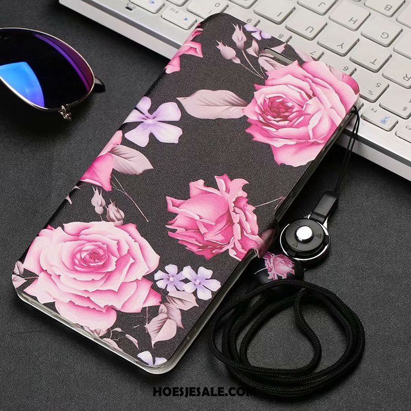 Honor 30 Hoesje Zacht Leren Etui All Inclusive Mode Purper Goedkoop