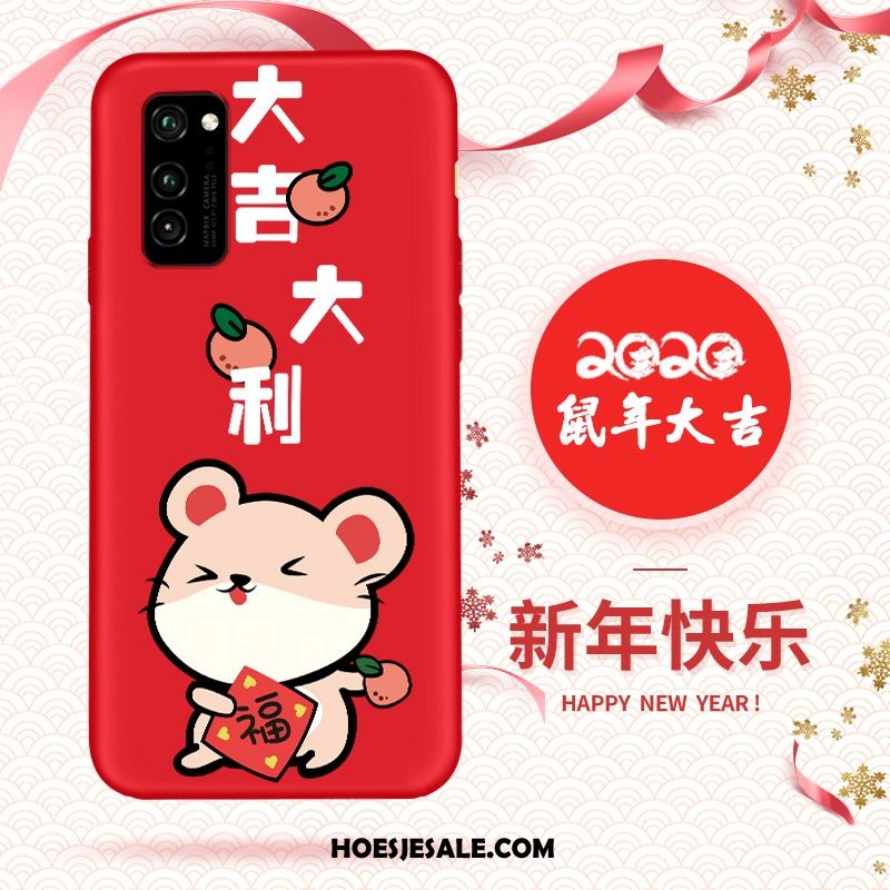 Honor 30 Pro Hoesje Lovers Rat Bescherming Spotprent Schrobben Goedkoop