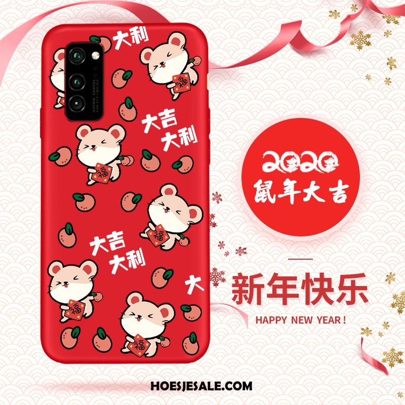 Honor 30 Pro Hoesje Lovers Rat Bescherming Spotprent Schrobben Goedkoop