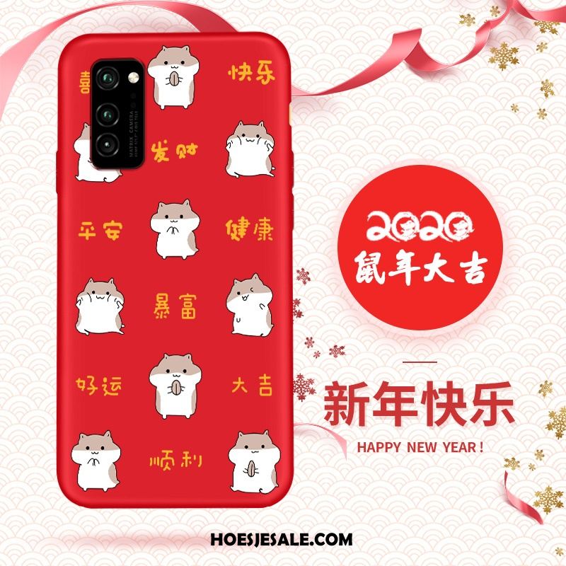 Honor 30 Pro Hoesje Lovers Rat Bescherming Spotprent Schrobben Goedkoop