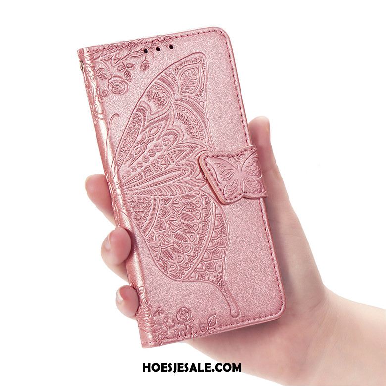 Honor 9x Hoesje Leren Etui Mobiele Telefoon Purper Clamshell Winkel