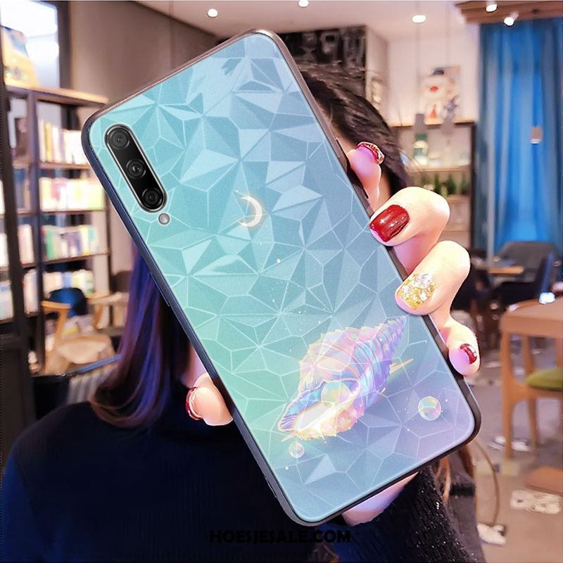 Honor 9x Pro Hoesje All Inclusive Bescherming Purper Hoes Ruit Kopen