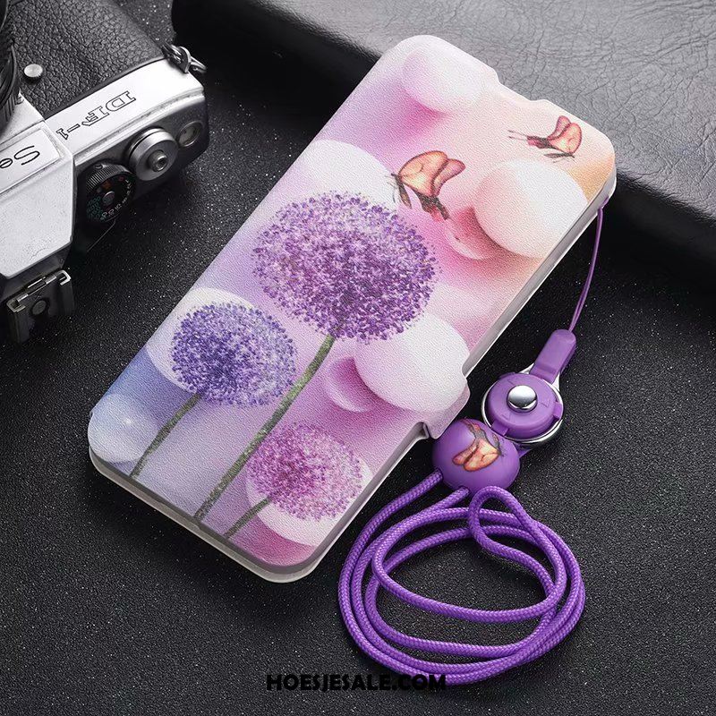 Honor View30 Hoesje Anti-fall All Inclusive Purper Dun Leren Etui Korting