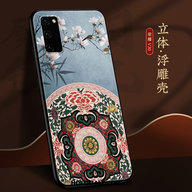 Honor View30 Hoesje Chinese Stijl Mobiele Telefoon Hanger Anti-fall Dun