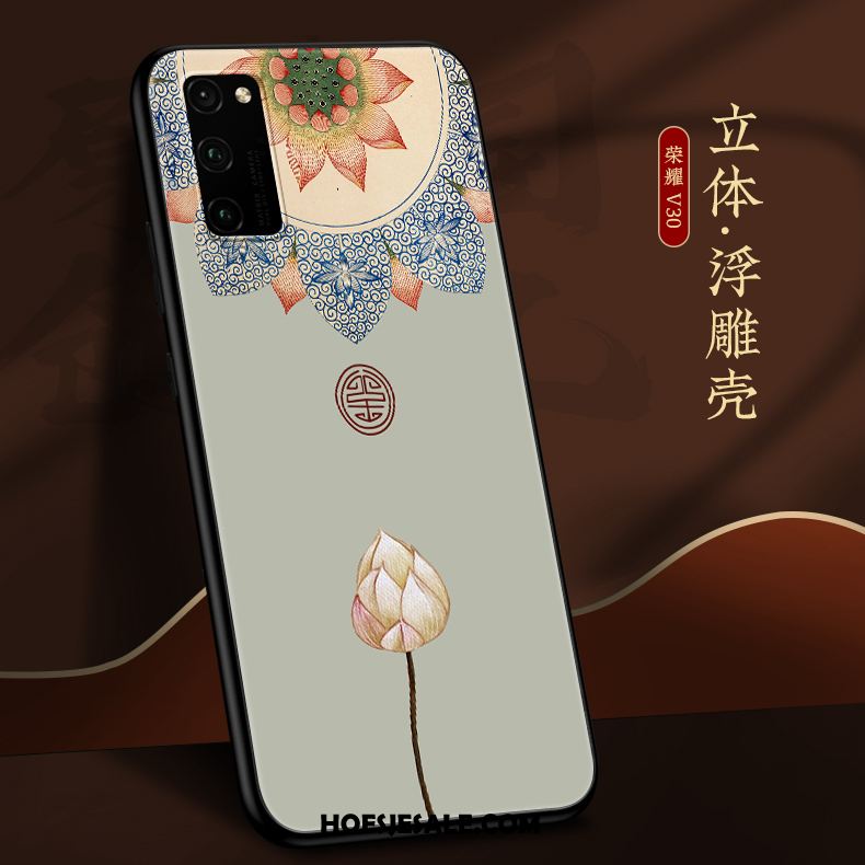 Honor View30 Hoesje Chinese Stijl Mobiele Telefoon Hanger Anti-fall Dun