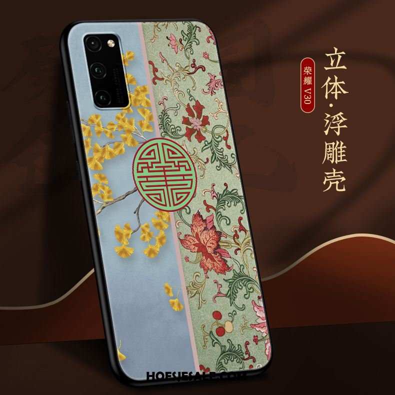 Honor View30 Hoesje Chinese Stijl Mobiele Telefoon Hanger Anti-fall Dun