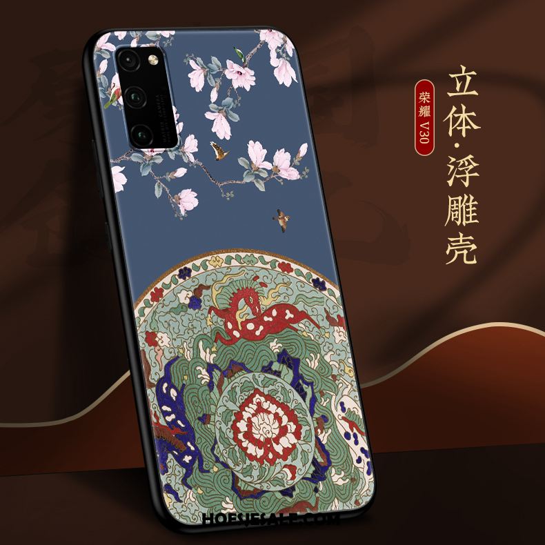Honor View30 Hoesje Chinese Stijl Mobiele Telefoon Hanger Anti-fall Dun