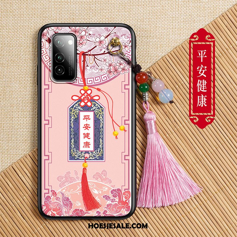 Honor View30 Hoesje Chinese Stijl Mobiele Telefoon Mode Kwasten Rood Kopen