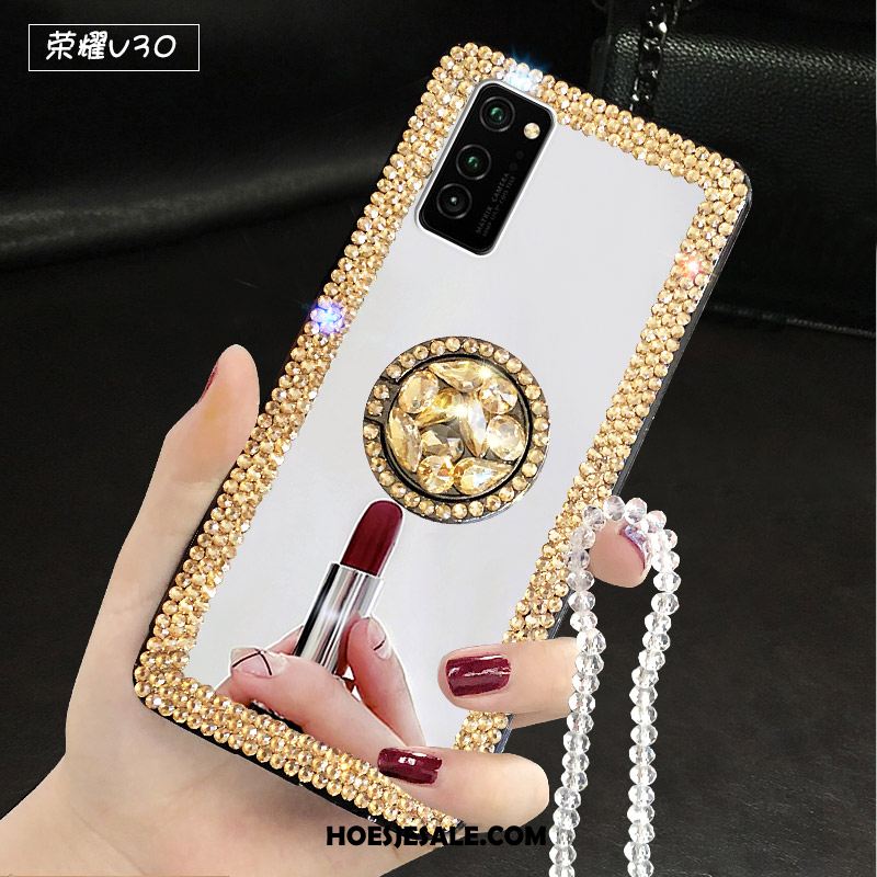 Honor View30 Hoesje Mode Hoes Trend Mobiele Telefoon Strass Goedkoop