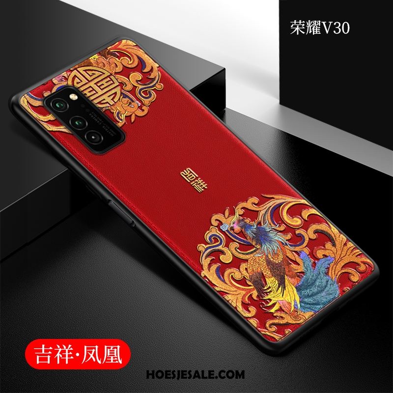 Honor View30 Hoesje Zacht Dun All Inclusive Bescherming Chinese Stijl Goedkoop