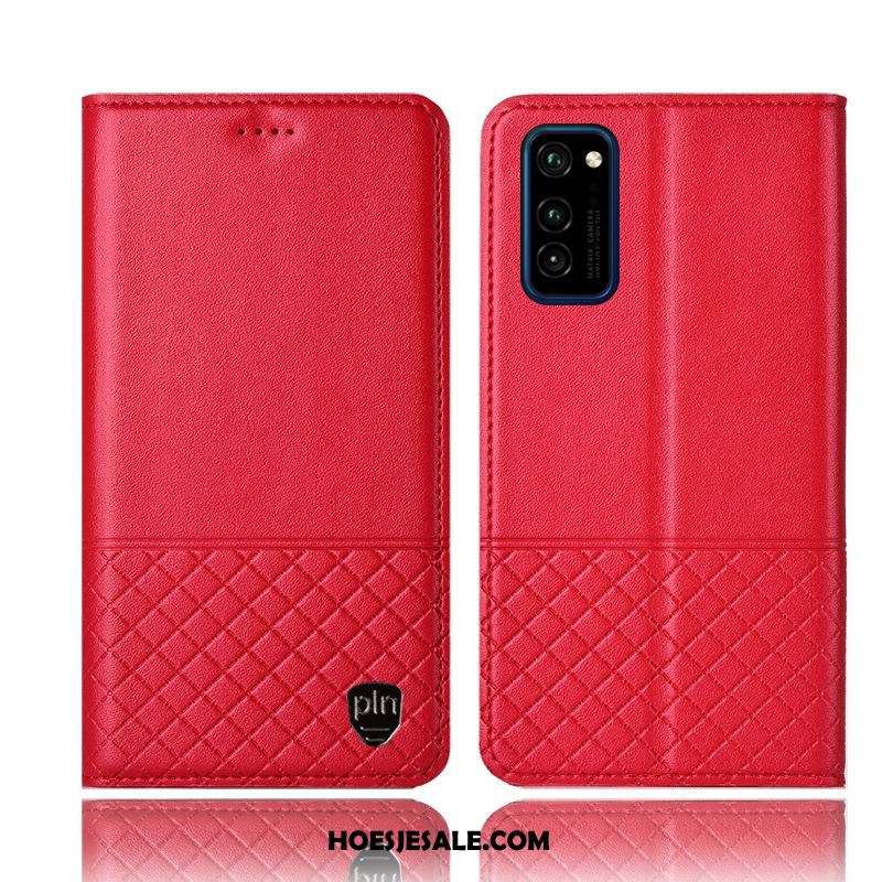 Honor View30 Pro Hoesje Mobiele Telefoon Geel Bescherming All Inclusive Folio Goedkoop