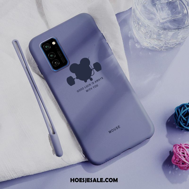 Honor View30 Pro Hoesje Nieuw Hoes Blauw Mooie Anti-fall Korting