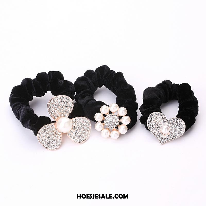 Hoofdtooi Bloemen Dames Accessoires Hoofdtooi Kristal Flanel Elastische Band Online