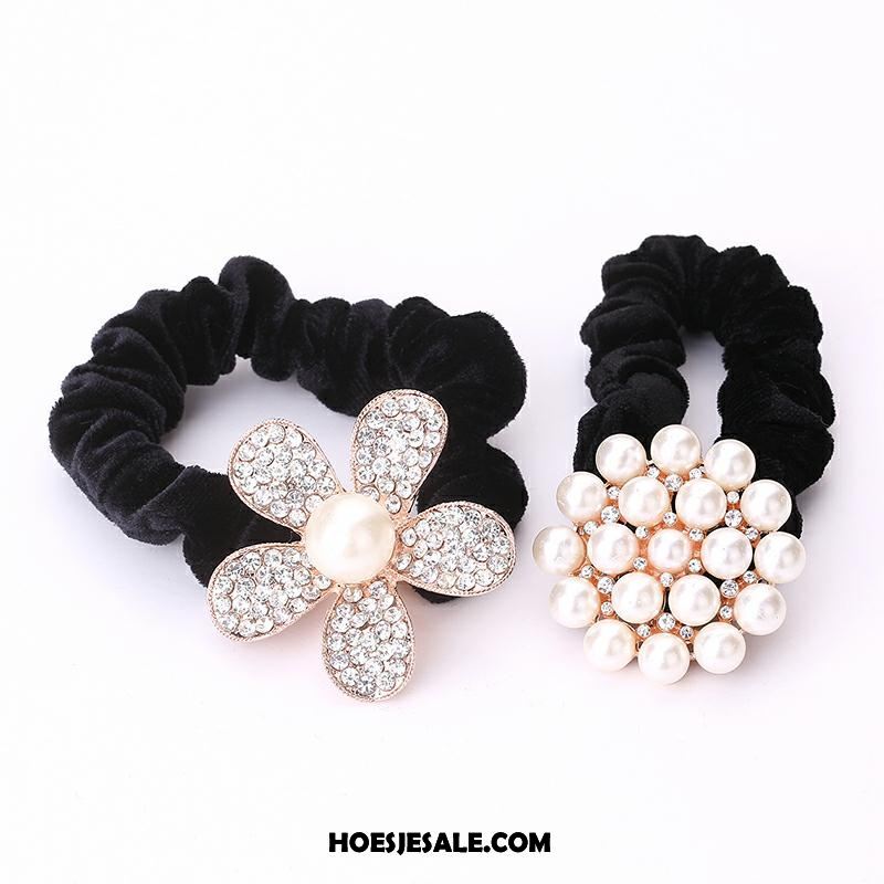 Hoofdtooi Bloemen Dames Accessoires Hoofdtooi Kristal Flanel Elastische Band Online