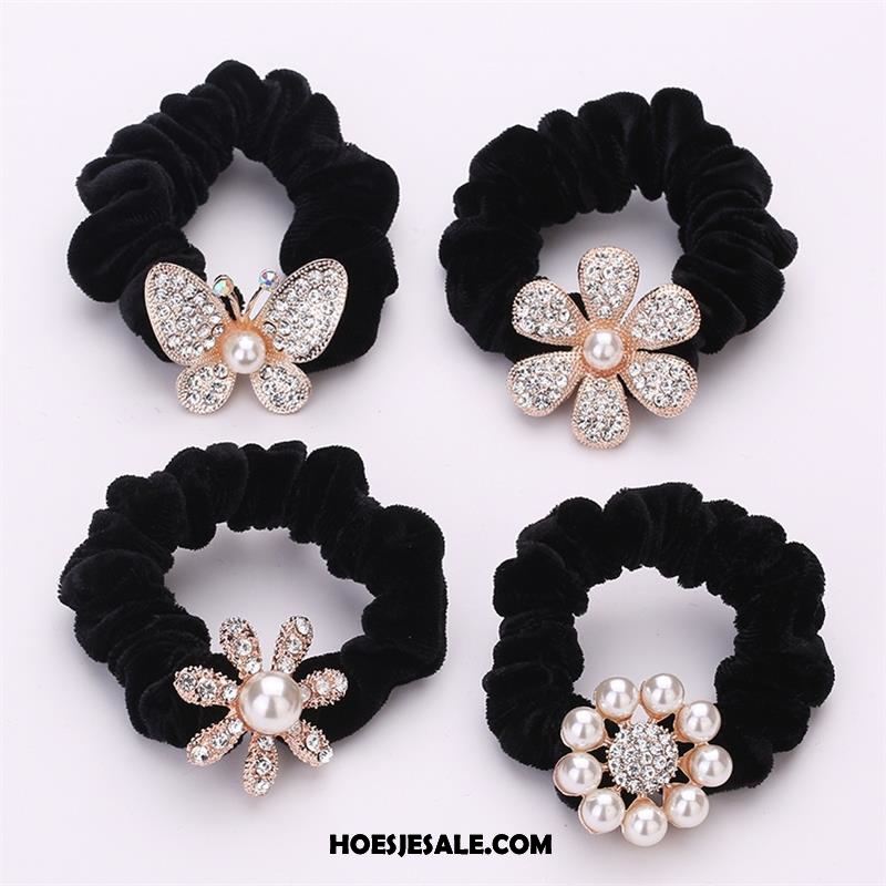 Hoofdtooi Bloemen Dames Accessoires Hoofdtooi Kristal Flanel Elastische Band Online