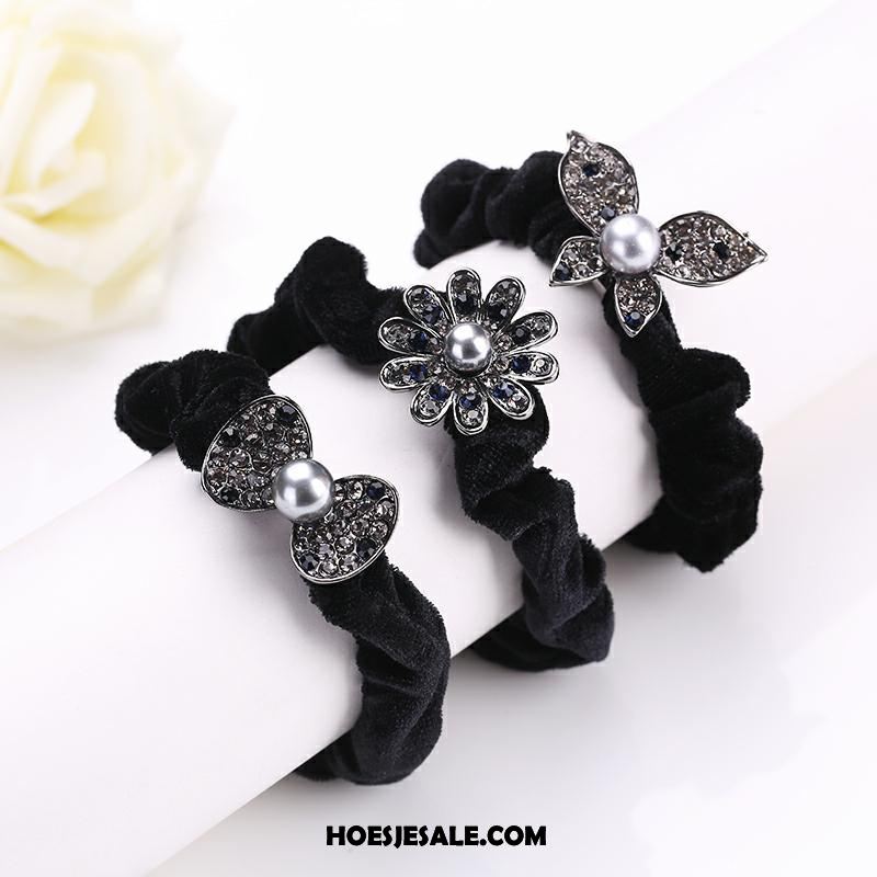 Hoofdtooi Bloemen Dames Accessoires Hoofdtooi Kristal Flanel Elastische Band Online