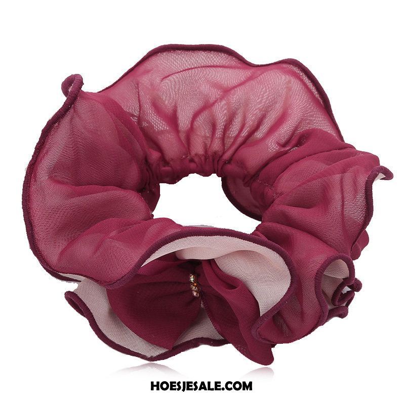 Hoofdtooi Bloemen Dames Doek Bloemen Purper Haaraccessoires Hoofdtooi Goedkoop