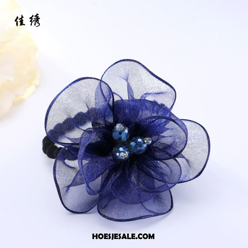 Hoofdtooi Bloemen Dames Elastische Band Accessoires Haaraccessoires Haarring Bloemen Sale