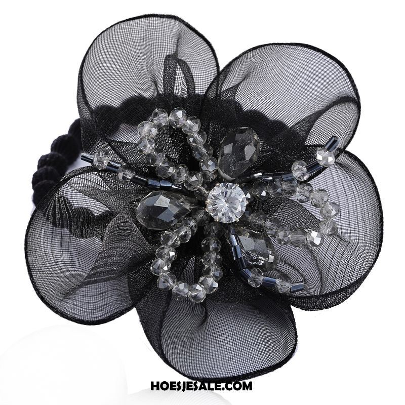 Hoofdtooi Bloemen Dames Elastische Band Accessoires Haaraccessoires Haarring Bloemen Sale