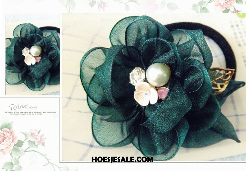 Hoofdtooi Bloemen Dames Haarring Accessoires Groen Bloemen Hoofdtooi Sale