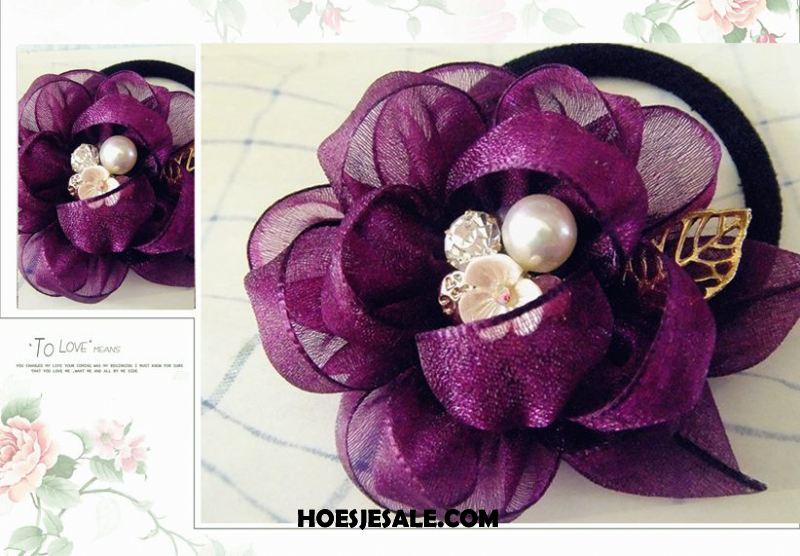 Hoofdtooi Bloemen Dames Haarring Accessoires Groen Bloemen Hoofdtooi Sale