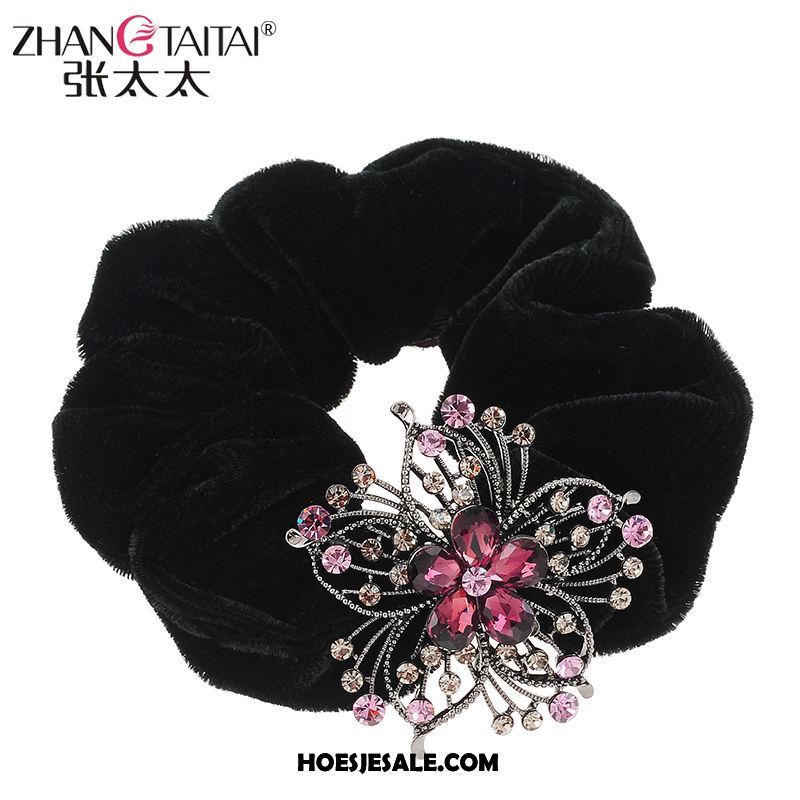 Hoofdtooi Bloemen Dames Hoofdtooi Elegante Paardenstaart Haaraccessoires Haarspeld Kopen