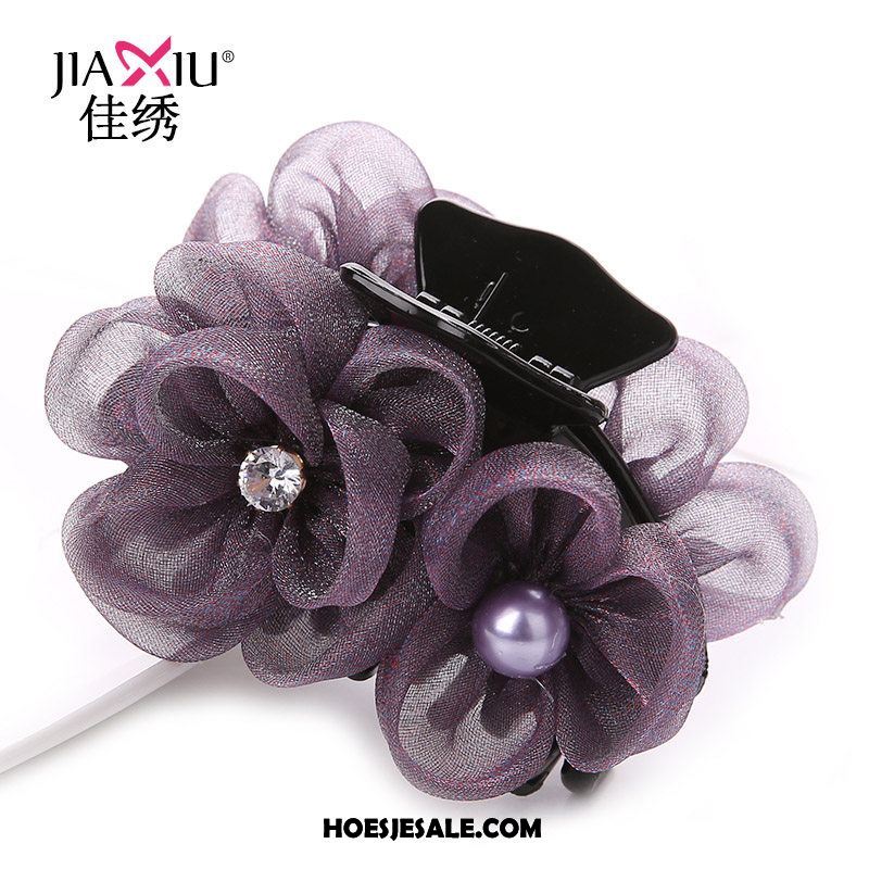 Hoofdtooi Bloemen Dames Klem Haaraccessoires Haarclip Hoofdtooi Haarspeld Sale