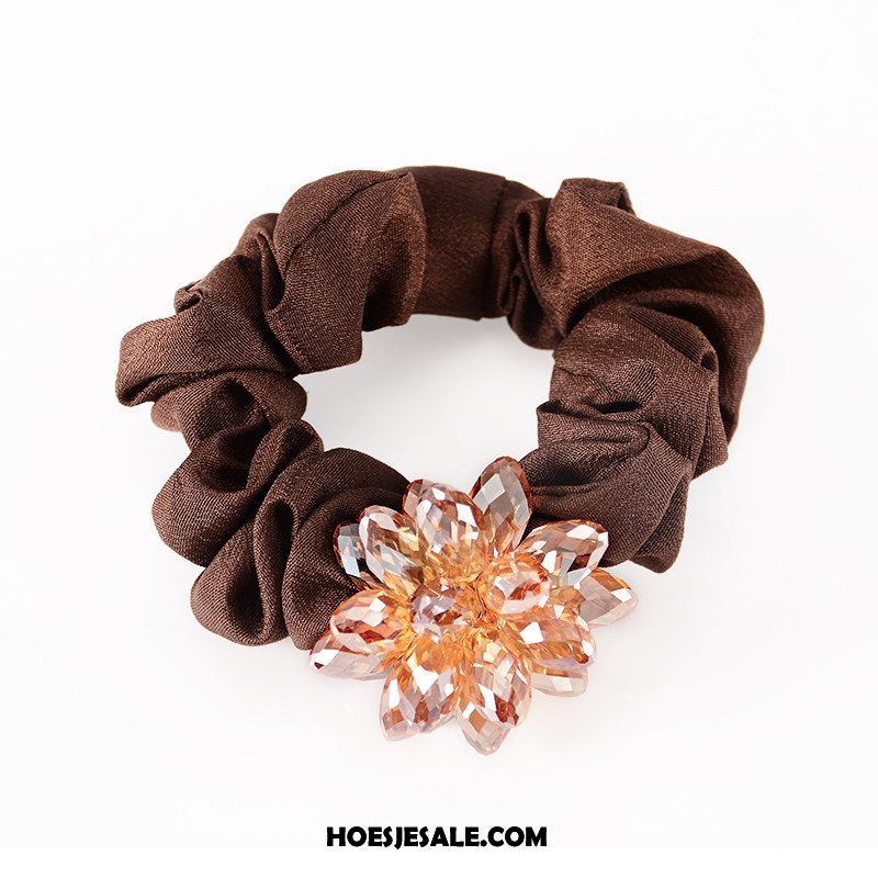 Hoofdtooi Bloemen Dames Kristal Elastische Band Hoofdtooi Volwassen Dame Sale