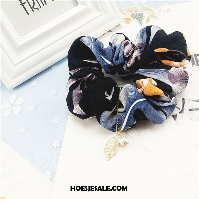 Hoofdtooi Bloemen Dames Parel Bloemen Doek Boom Blad Haaraccessoires Korting