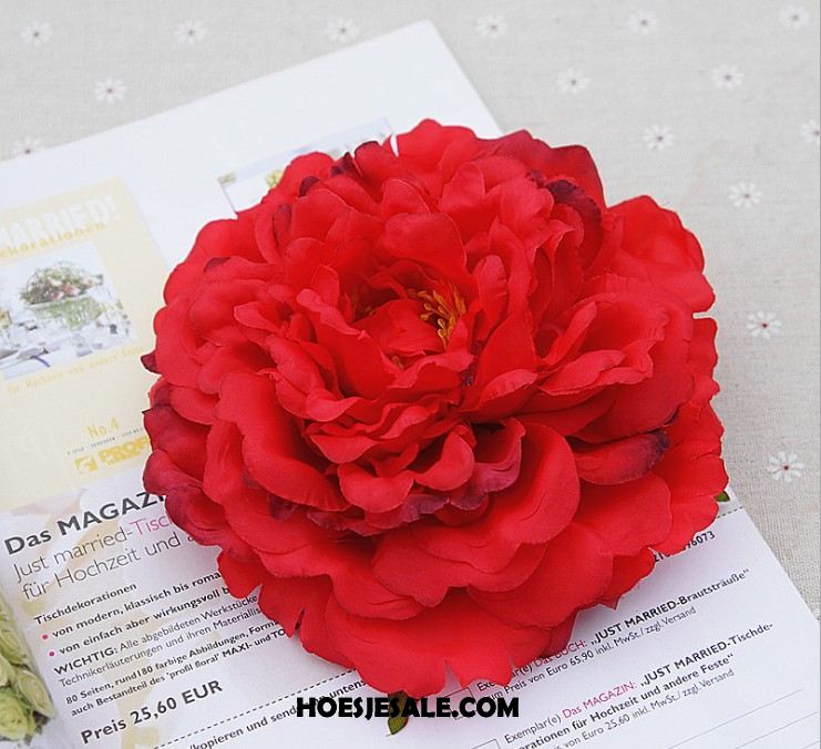 Hoofdtooi Bloemen Dames Roze Etnische Accessoires Bruiloft Bloemen Sale