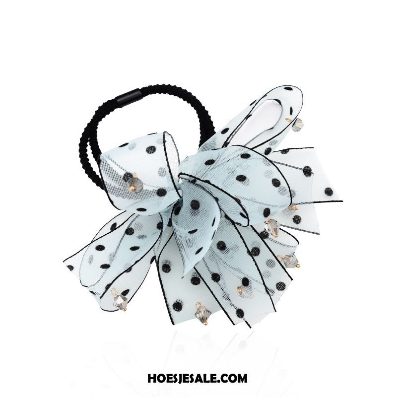 Hoofdtooi Bloemen Dames Vlinderdas Haarring Hanger Kant Purper Online
