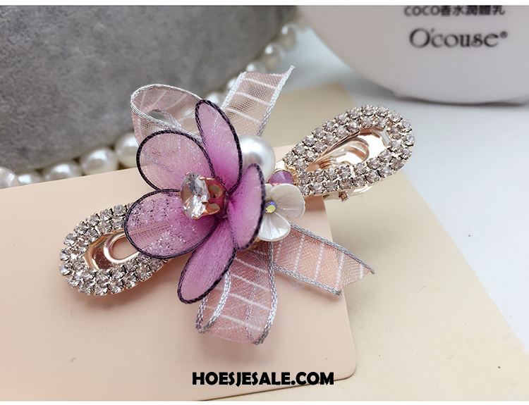 Hoofdtooi Bloemen Dames Volwassen Mini Accessoires Vlinderdas Bloemen Winkel