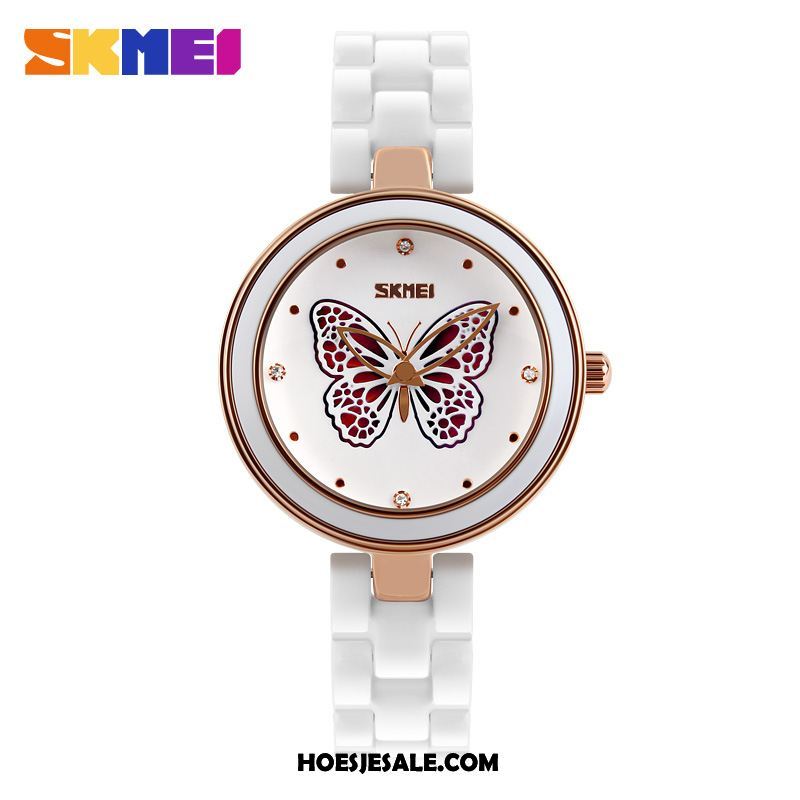 Horloges Dames Elegante Vlinder Quartz Horloge Vrouwen Waterdicht Goedkoop