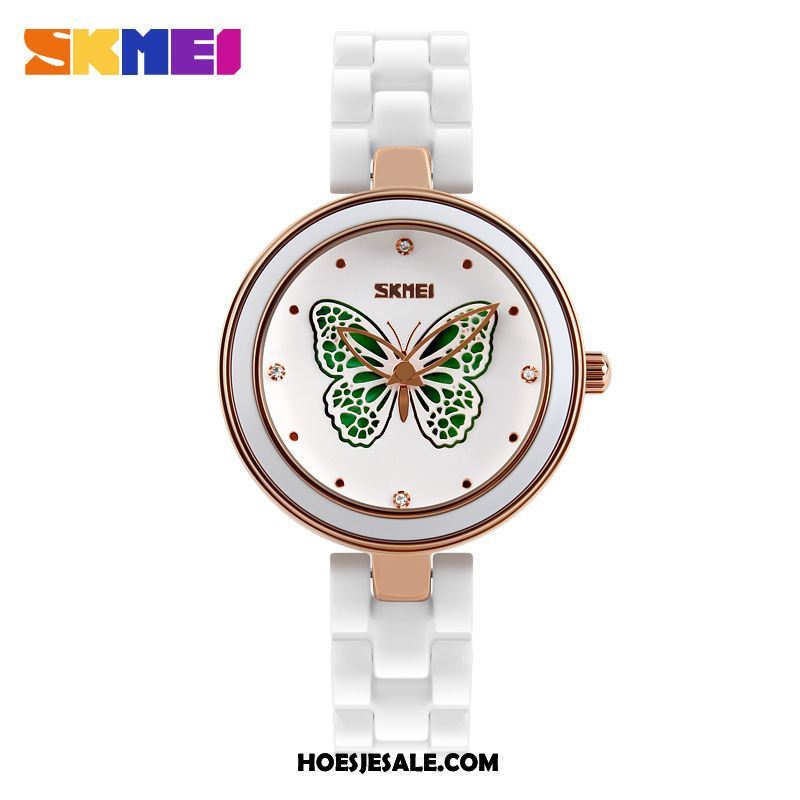 Horloges Dames Elegante Vlinder Quartz Horloge Vrouwen Waterdicht Goedkoop