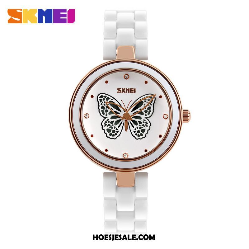 Horloges Dames Elegante Vlinder Quartz Horloge Vrouwen Waterdicht Goedkoop