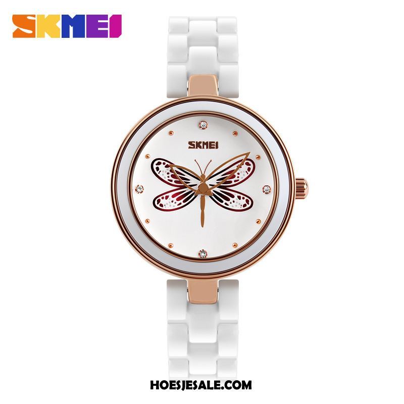 Horloges Dames Elegante Vlinder Quartz Horloge Vrouwen Waterdicht Goedkoop