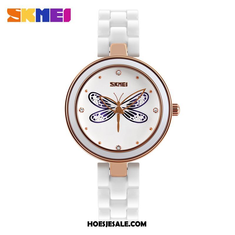 Horloges Dames Elegante Vlinder Quartz Horloge Vrouwen Waterdicht Goedkoop