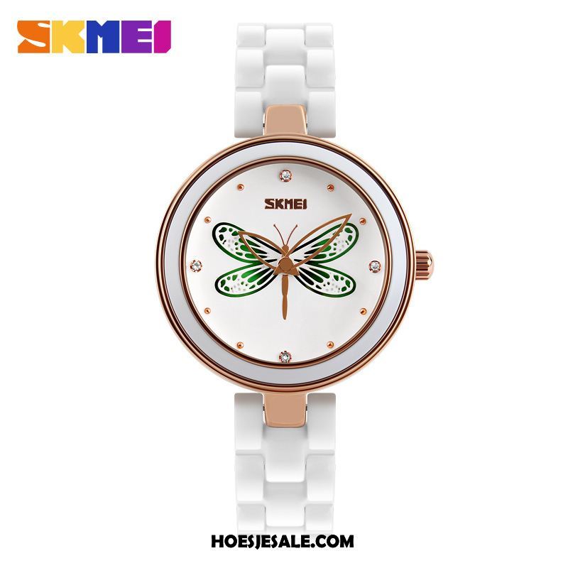 Horloges Dames Elegante Vlinder Quartz Horloge Vrouwen Waterdicht Goedkoop