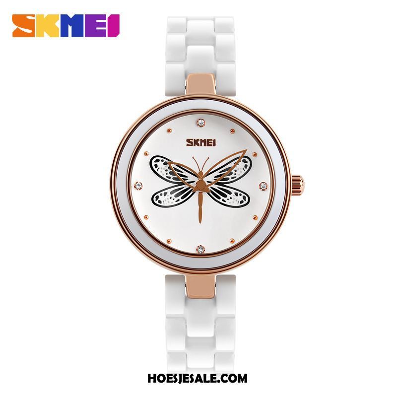 Horloges Dames Elegante Vlinder Quartz Horloge Vrouwen Waterdicht Goedkoop