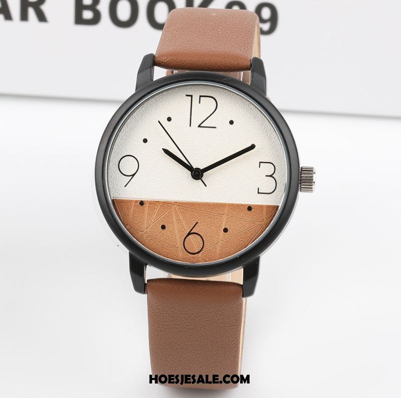 Horloges Dames Gemiddelde Student Casual Horloge Trend Korting