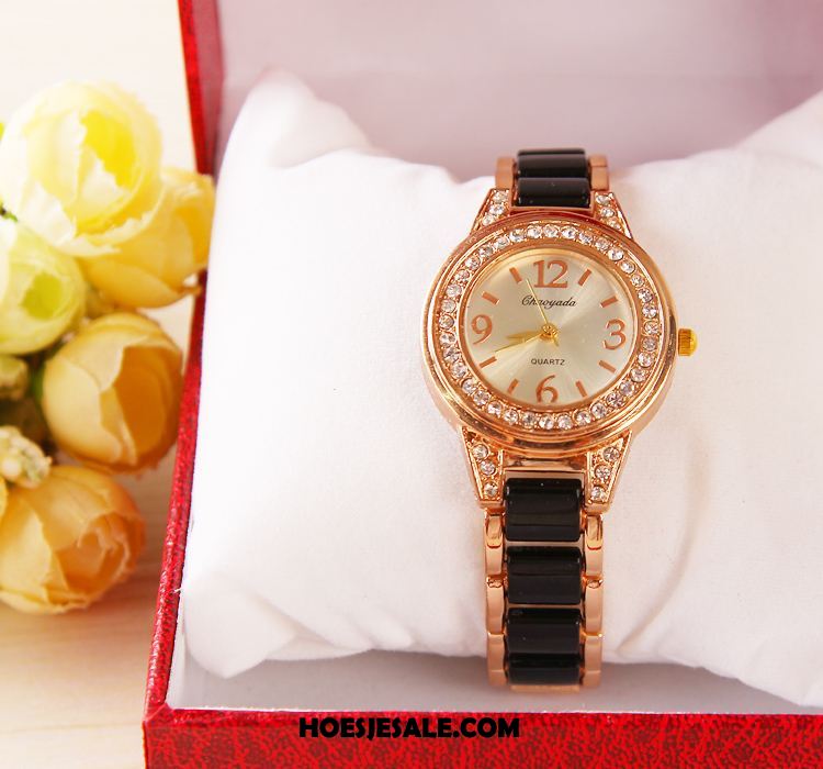 Horloges Dames Horloge Strass Waterdicht Mode Merken Sale