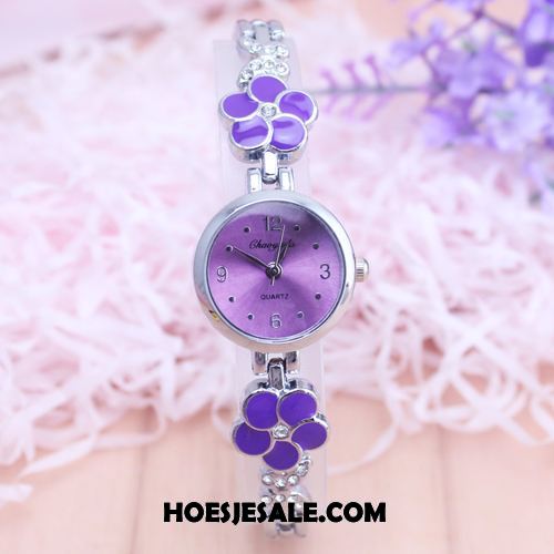 Horloges Dames Meisje Armbanden Groot Strass Student Online