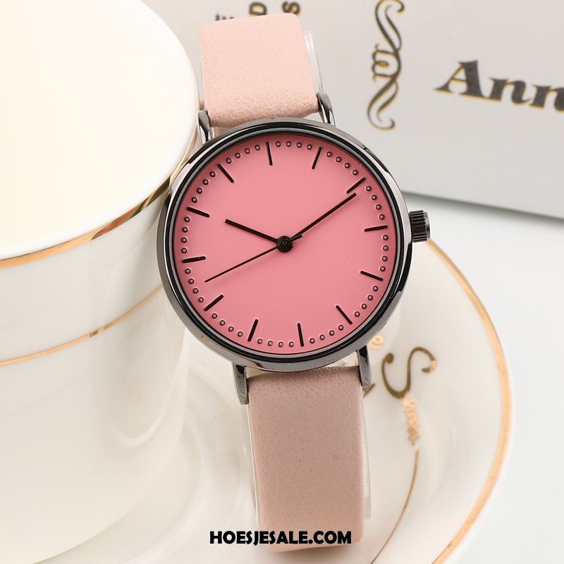 Horloges Dames Meisje Eenvoudig Hart Schattig Casual Kopen