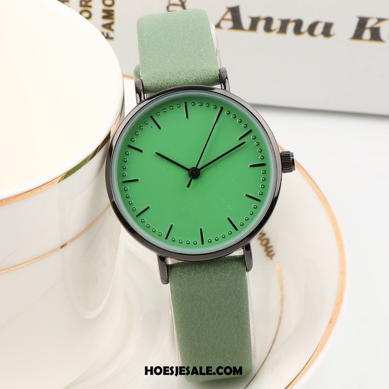 Horloges Dames Meisje Eenvoudig Hart Schattig Casual Kopen