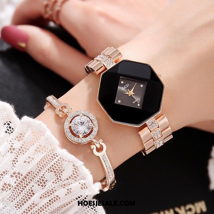 Horloges Dames Mode Waterdicht Armbanden Ruit Elegante Sale