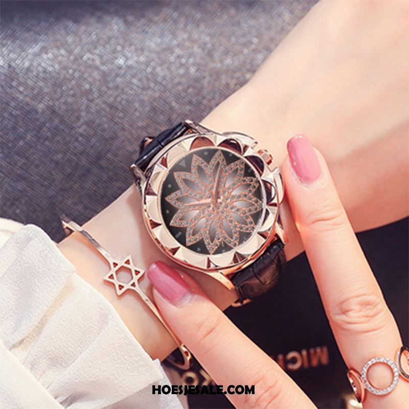 Horloges Dames Quartz Horloge Student Vrouwen Eenvoudig Trend Online