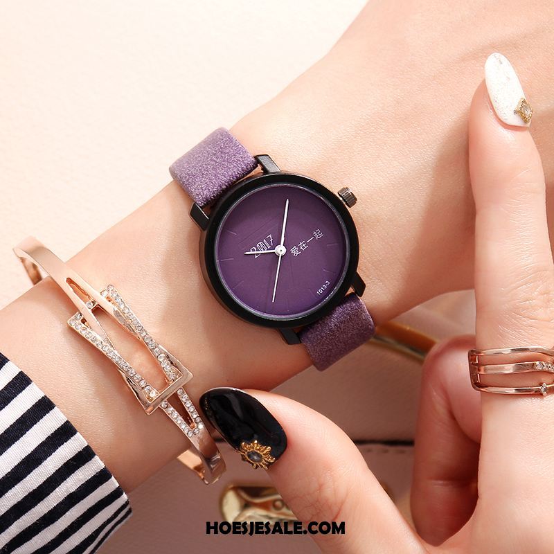 Horloges Dames Riem Eenvoudig Horloge Mode Vrouwen Kopen