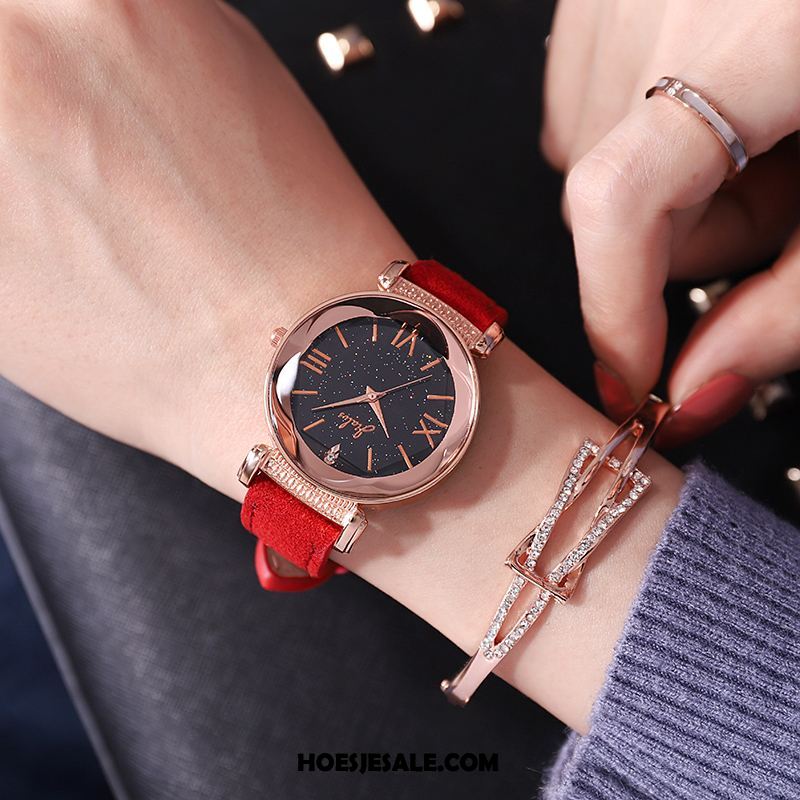 Horloges Dames Sterrenhemel 2018 Elegante Casual Mode Sale